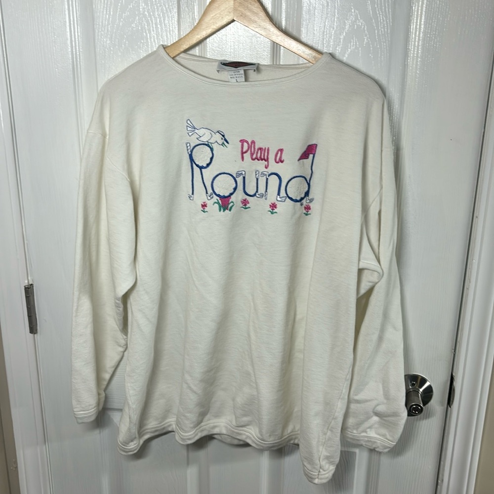 Vintage‎ Carolina Clothing “Play a Round” long sleeve shirt